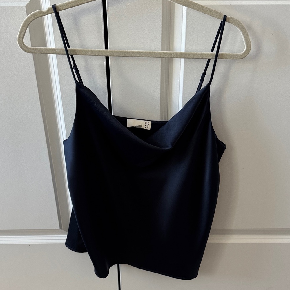 NWT Anthropologie Rode Navy Cowl Neck Camisole